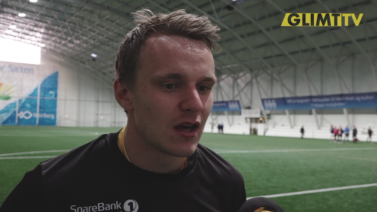 Marius Lode etter kampen mot Fauske/Sprint